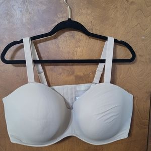 Cacique Multi-way Strapless 46DDD Bra NWOT
